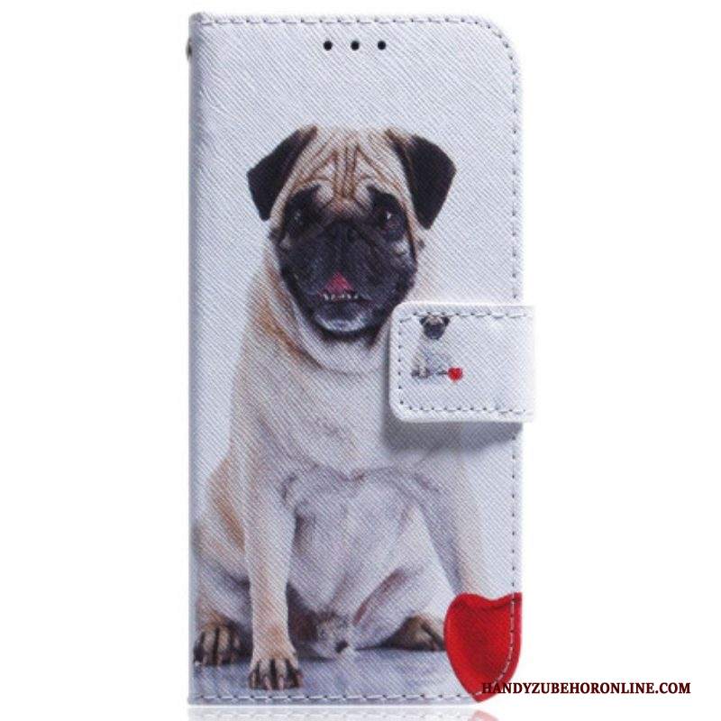 Custodia A Portafoglio Samsung Galaxy S23 Ultra 5G Cane Carlino