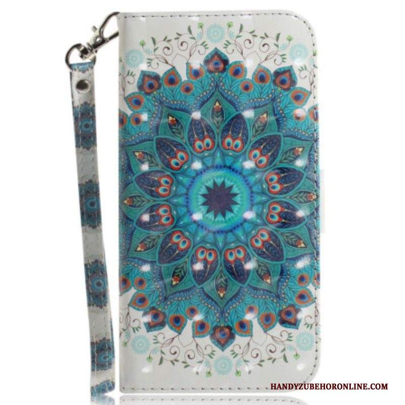 Custodia A Portafoglio Samsung Galaxy S23 Ultra 5G Mandala Strappy