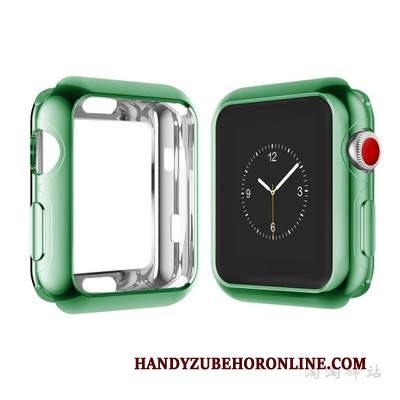 Custodia Apple Watch Series 3 Protezione Morbido Anti-caduta, Cover Apple Watch Series 3 Tutto Incluso Verde