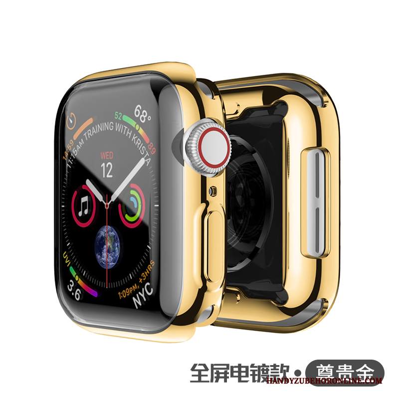 Custodia Apple Watch Series 3 Protezione Ogni Giorno Oro, Cover Apple Watch Series 3 Placcatura Metallo