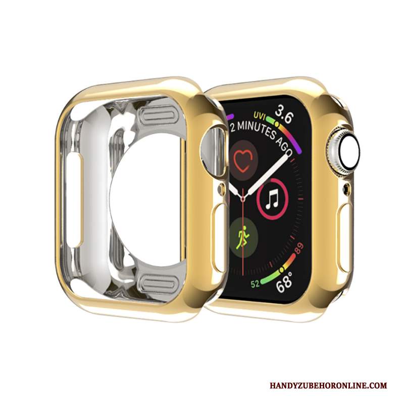 Custodia Apple Watch Series 3 Silicone Pellicola Protettiva Oro, Cover Apple Watch Series 3 Protezione Morbido Borse