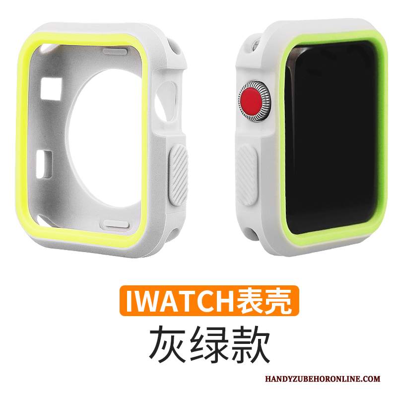 Custodia Apple Watch Series 3 Silicone Sottile Tempra, Cover Apple Watch Series 3 Protezione Tutto Incluso Grigio