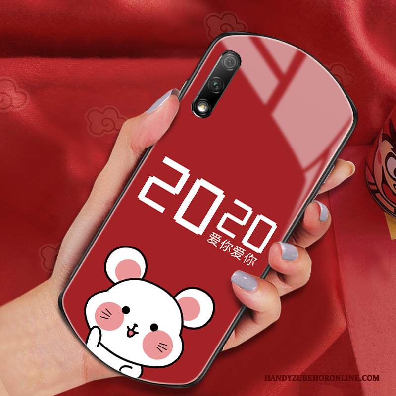 Custodia Honor 9x Anti-caduta Net Red, Cover Honor 9x Arco Rosso