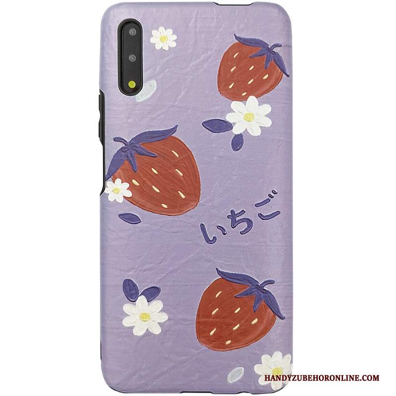 Custodia Honor 9x Silicone Porpora Piccola, Cover Honor 9x Morbido Anti-caduta