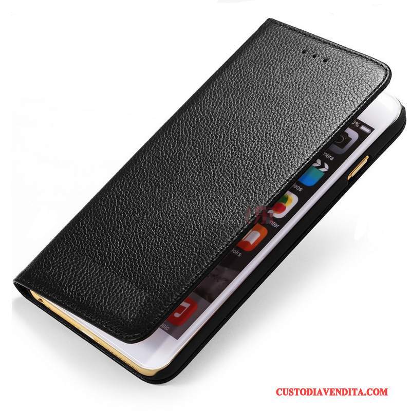 Custodia Htc 10 Pelle Anti-cadutatelefono, Cover Htc 10 Folio Nero Semplici