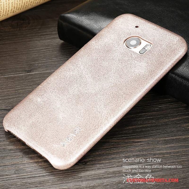 Custodia Htc 10 Pelle Nuovo Cachi, Cover Htc 10 Protezione Anti-caduta Chiaro