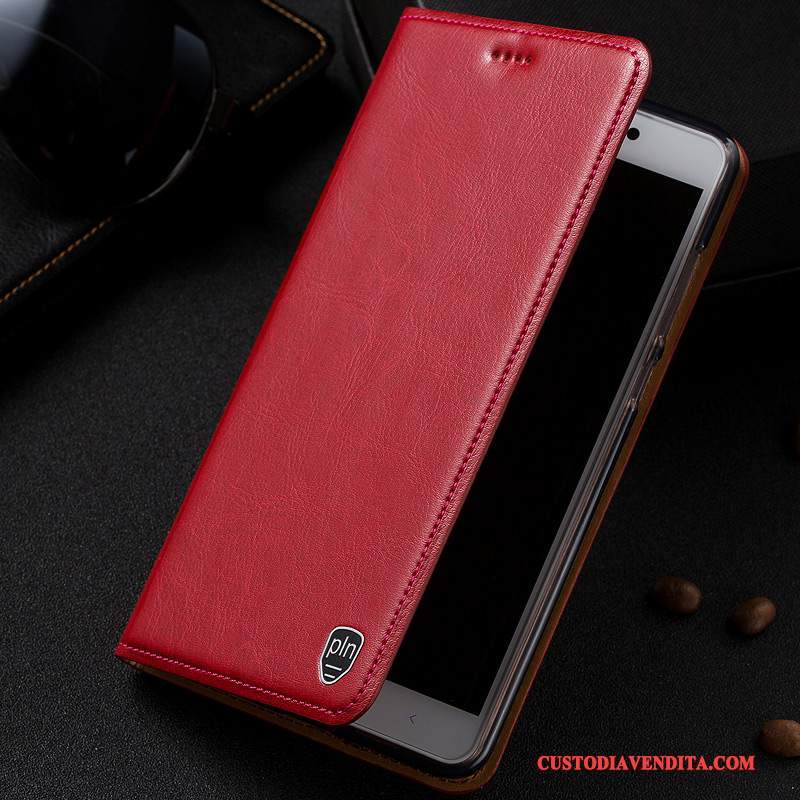 Custodia Htc Desire 825 Folio Modellotelefono, Cover Htc Desire 825 Pelle Rosso