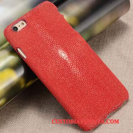 Custodia Htc One M7 Pelle Rosso High End, Cover Htc One M7 Protezione Perline Anti-caduta