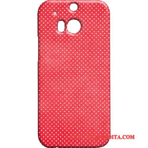 Custodia Htc One M8 Protezione Rosso Ornamenti Appesi, Cover Htc One M8 Cravatta A Farfallatelefono