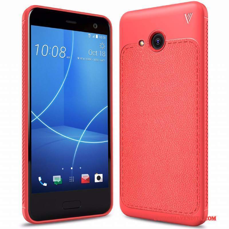 Custodia Htc U11 Life Protezione Morbidotelefono, Cover Htc U11 Life Rosso