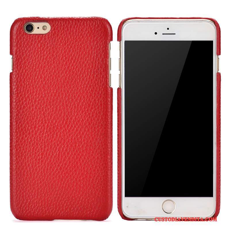 Custodia Huawei Ascend Mate 7 Pelle Telefono Semplici, Cover Huawei Ascend Mate 7 Protezione Rosso Difficile