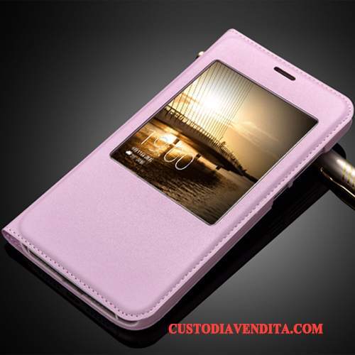 Custodia Huawei G7 Plus Protezione Rosa Anti-caduta, Cover Huawei G7 Plus Pelle Telefono