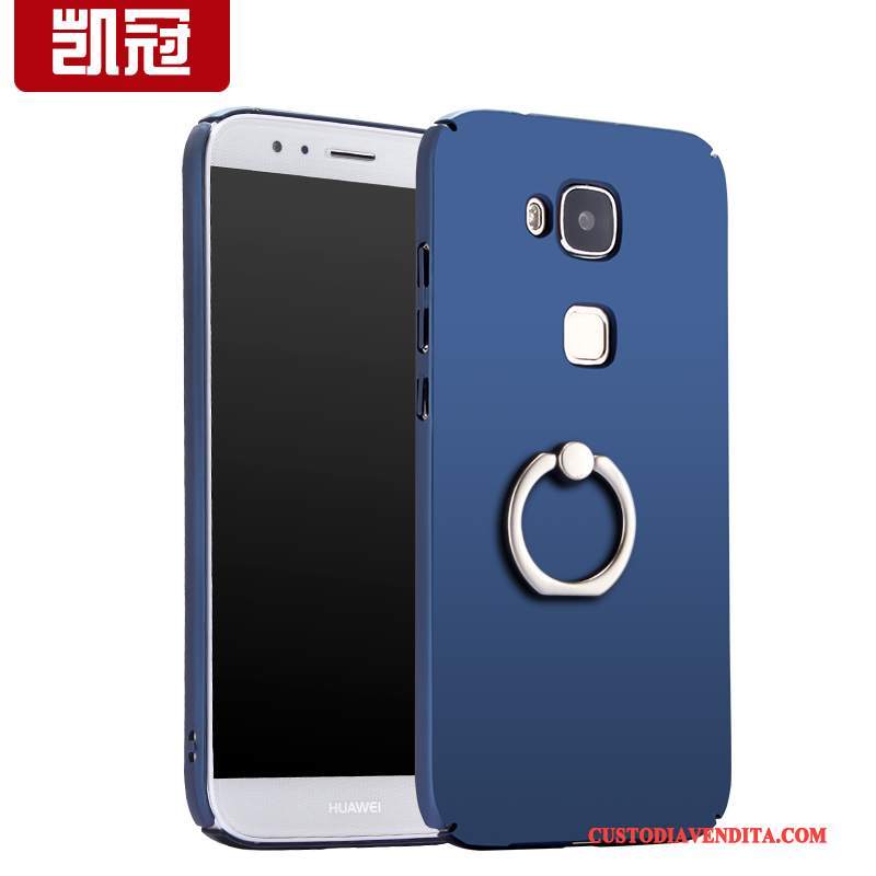 Custodia Huawei G7 Plus Silicone Macchiati Difficile, Cover Huawei G7 Plus Protezione Tutto Incluso Blu