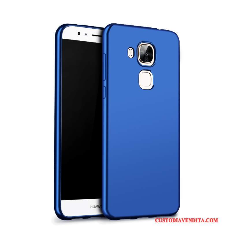 Custodia Huawei G7 Plus Silicone Morbidotelefono, Cover Huawei G7 Plus Protezione Blu Anti-caduta