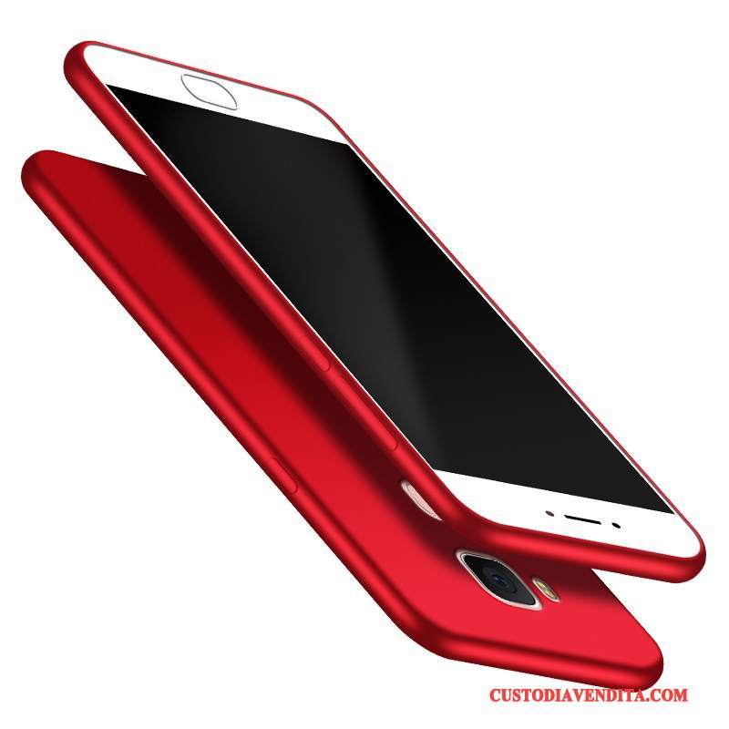 Custodia Huawei G7 Plus Silicone Semplici Di Personalità, Cover Huawei G7 Plus Protezione Rosso Tendenza