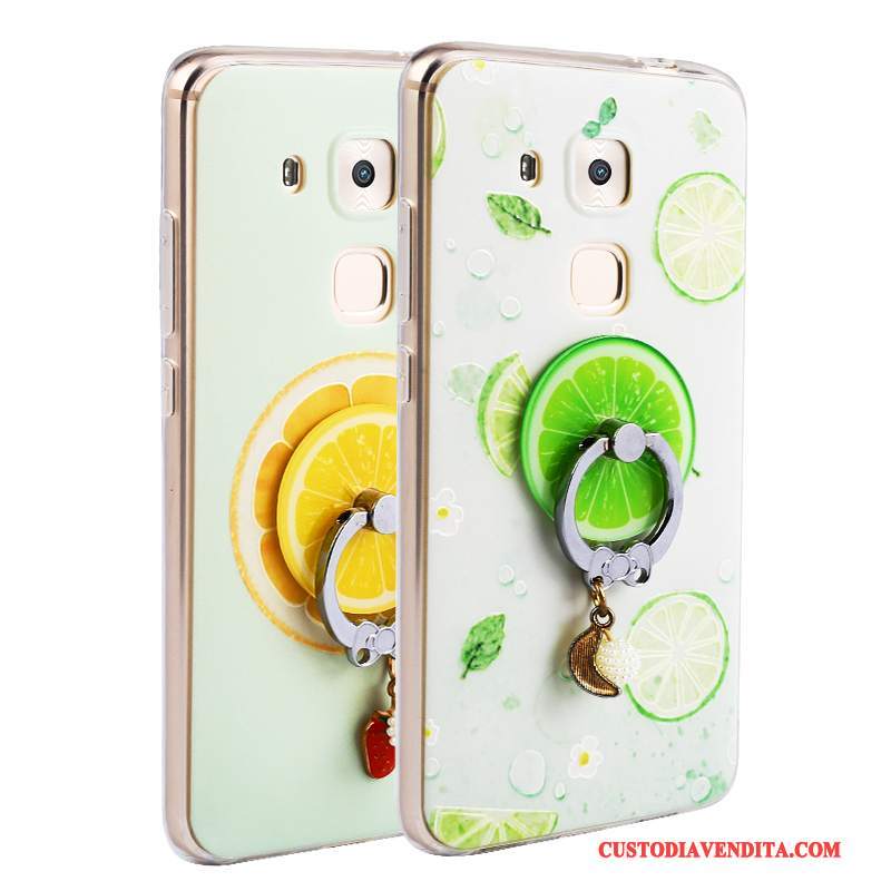 Custodia Huawei G7 Plus Silicone Telefono Chiaro, Cover Huawei G7 Plus Protezione Frutta Anti-caduta