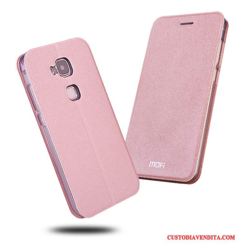 Custodia Huawei G9 Plus Pelle Telefono Oro Rosa, Cover Huawei G9 Plus Protezione Anti-caduta Tutto Incluso