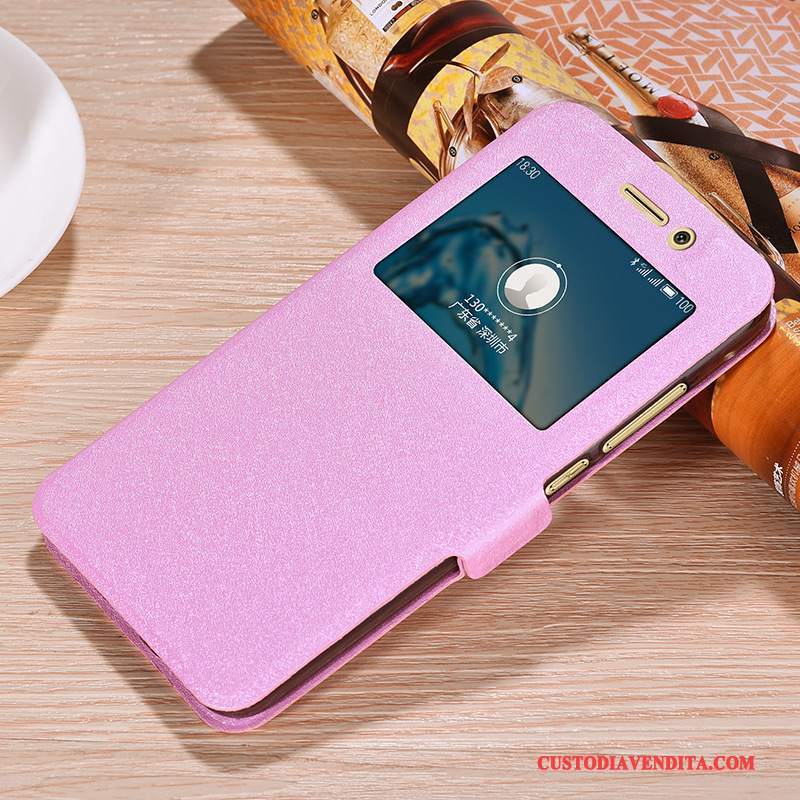 Custodia Huawei G9 Plus Silicone Telefono Anti-caduta, Cover Huawei G9 Plus Protezione Tendenza Rosa