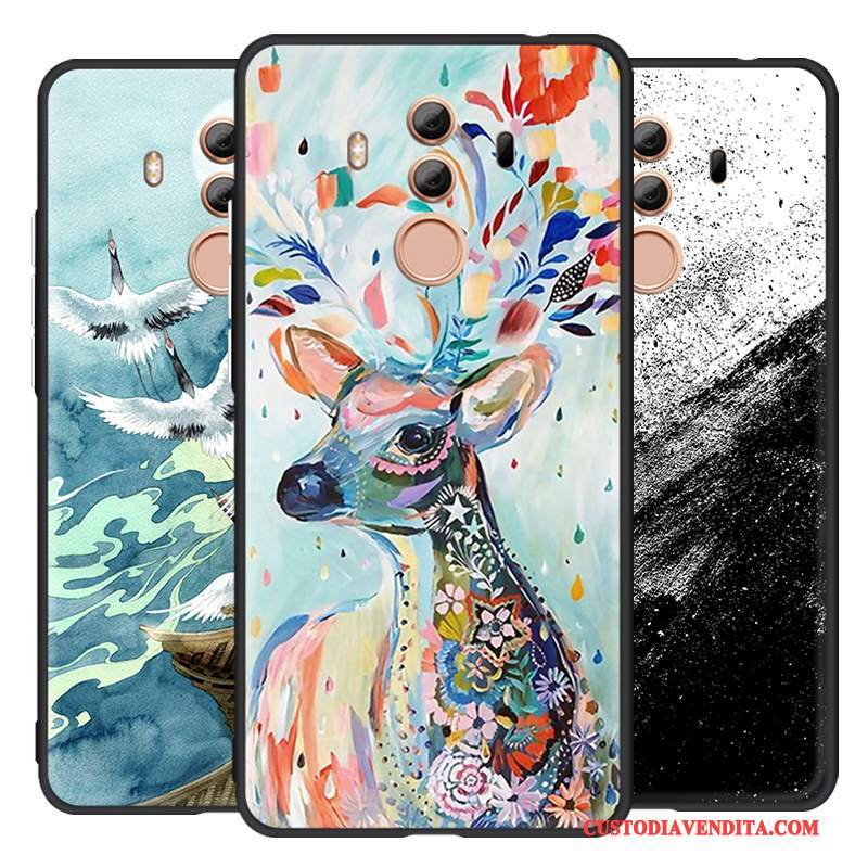 Custodia Huawei Mate 10 Colore Telefono Morbido, Cover Huawei Mate 10 Creativo Marchio Di Tendenza Di Personalità