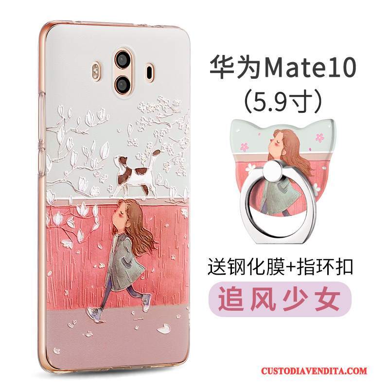 Custodia Huawei Mate 10 Creativo Di Personalitàtelefono, Cover Huawei Mate 10 Silicone Anti-caduta Rosa