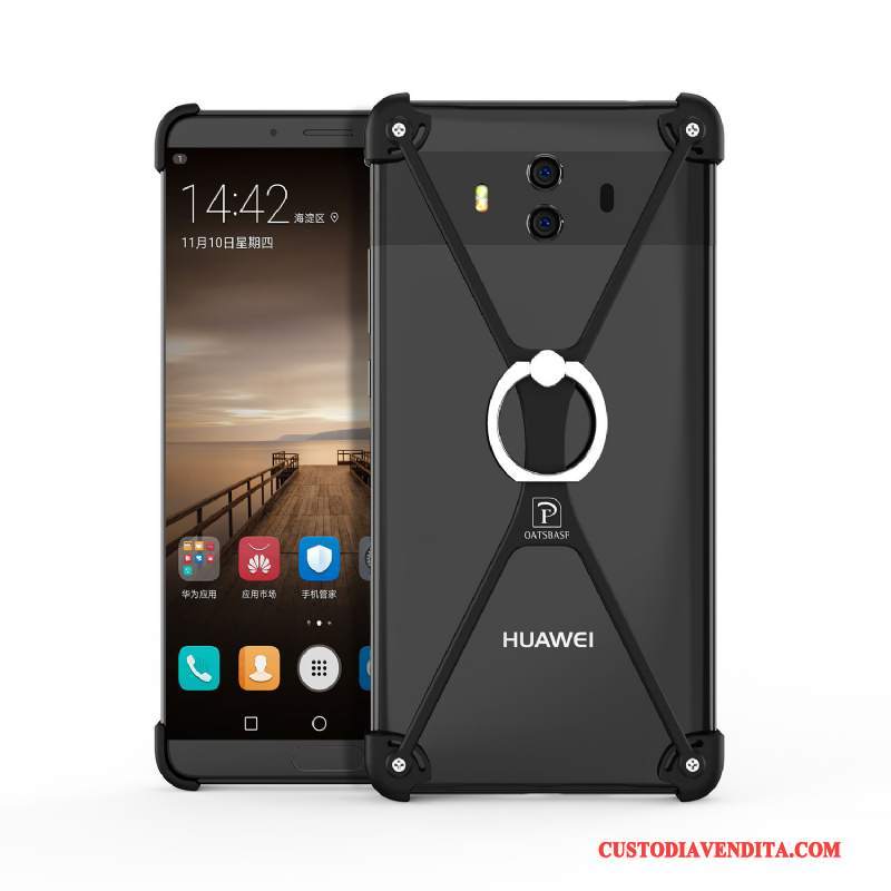 Custodia Huawei Mate 10 Creativo Telaio Anti-caduta, Cover Huawei Mate 10 Protezione Nerotelefono