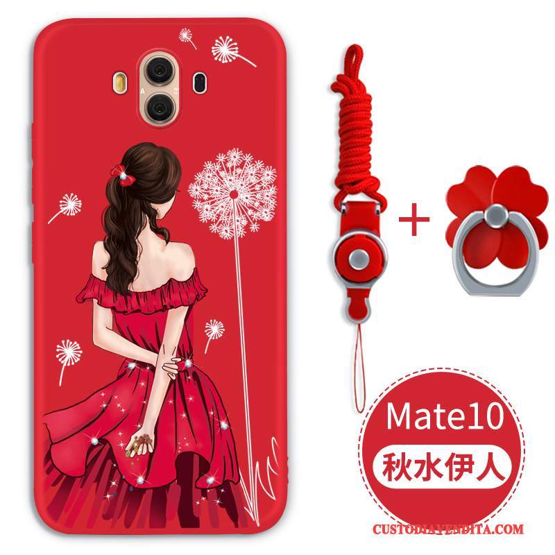 Custodia Huawei Mate 10 Goffratura Telefono Morbido, Cover Huawei Mate 10 Silicone Nuovo Tutto Incluso