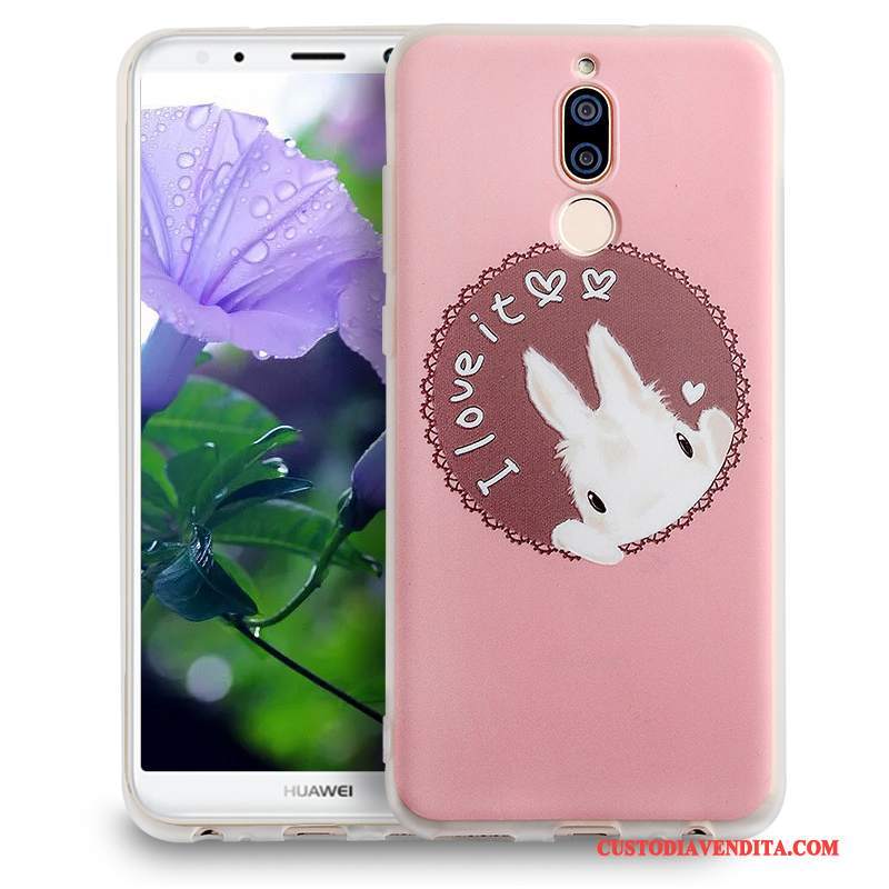 Custodia Huawei Mate 10 Lite Creativo Tutto Incluso Morbido, Cover Huawei Mate 10 Lite Protezione Macchiati Rosa