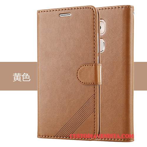 Custodia Huawei Mate 10 Lite Pelle Morbido Marrone, Cover Huawei Mate 10 Lite Folio Telefono