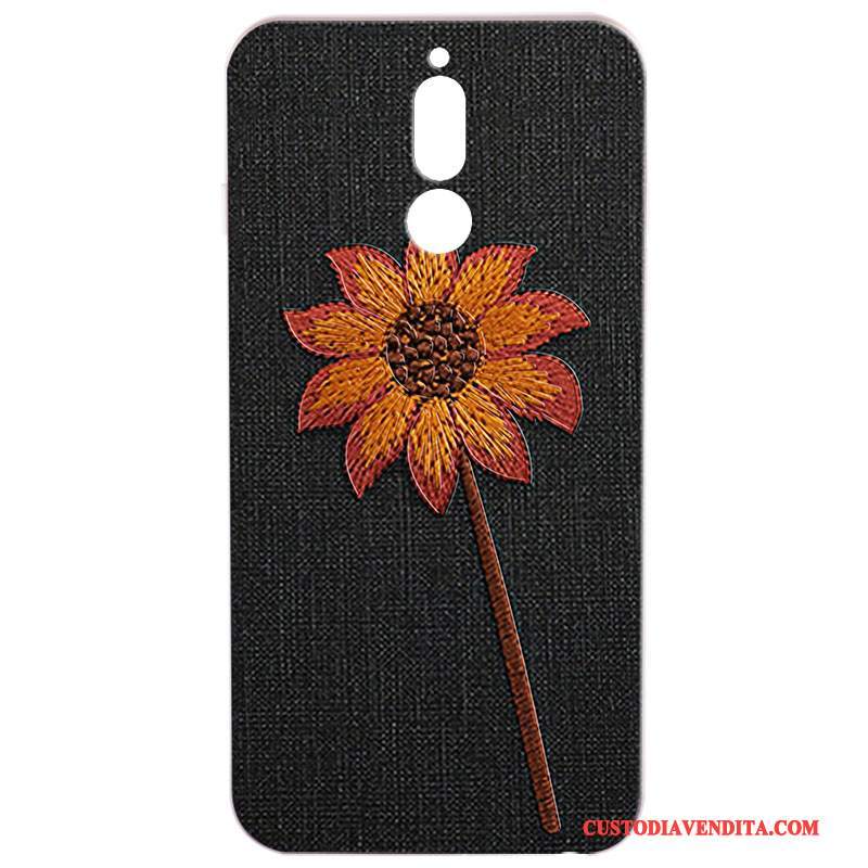 Custodia Huawei Mate 10 Lite Vintage Ricamotelefono, Cover Huawei Mate 10 Lite Silicone Morbido Anti-caduta