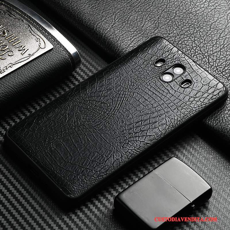 Custodia Huawei Mate 10 Pro Pelle Anti-caduta Qualità, Cover Huawei Mate 10 Pro Telefono Modello Coccodrillo