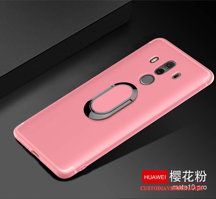 Custodia Huawei Mate 10 Pro Protezione Telefono Rosa, Cover Huawei Mate 10 Pro Sottile Ring