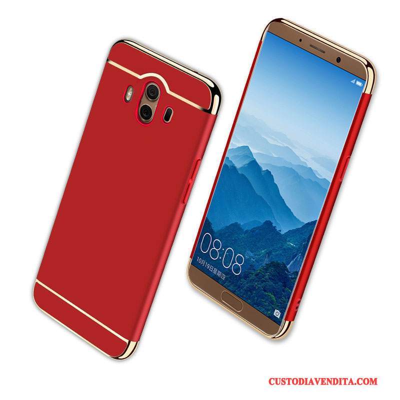 Custodia Huawei Mate 10 Protezione Telefono Rosso, Cover Huawei Mate 10 Anti-caduta Tutto Incluso