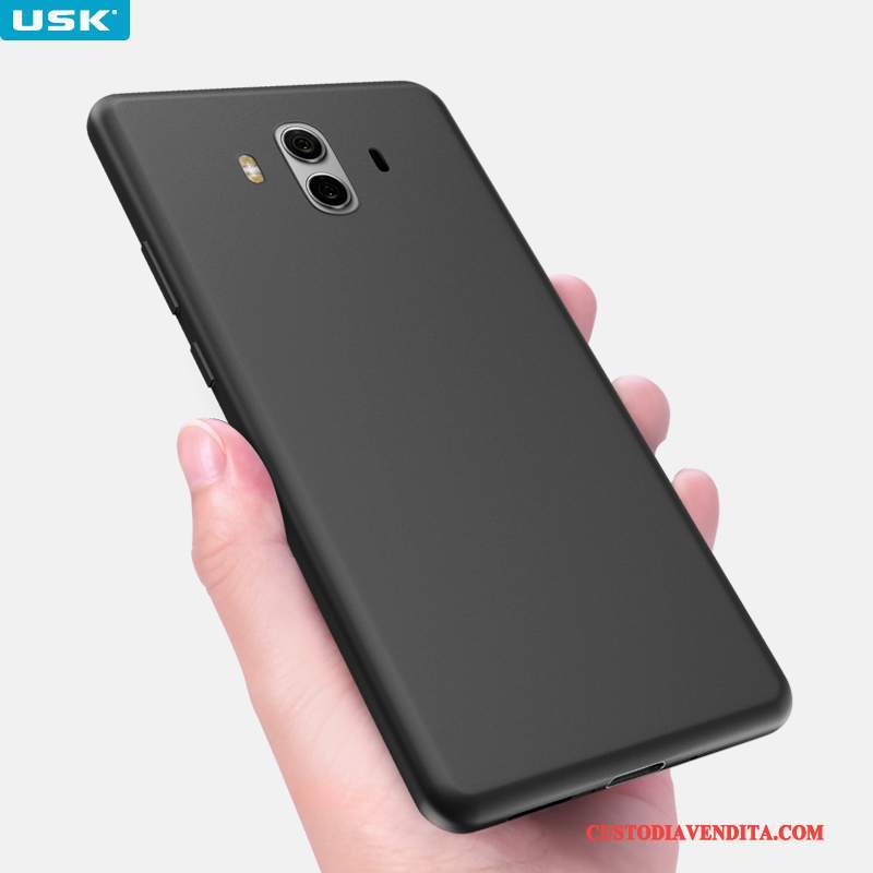 Custodia Huawei Mate 10 Silicone Macchiati Anti-caduta, Cover Huawei Mate 10 Protezione Morbido Nero