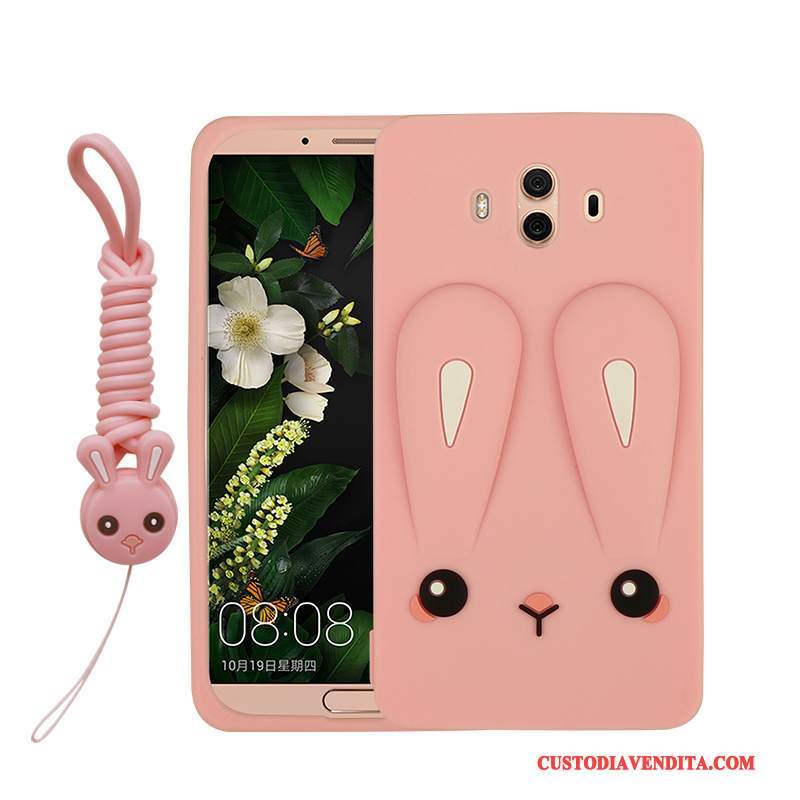 Custodia Huawei Mate 10 Silicone Morbido Anti-caduta, Cover Huawei Mate 10 Cartone Animato Telefono Bello