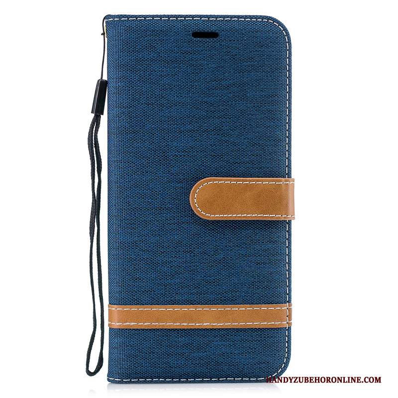 Custodia Huawei Mate 20 Lite Portafoglio Blu Tutto Incluso, Cover Huawei Mate 20 Lite Folio Telefono Carta