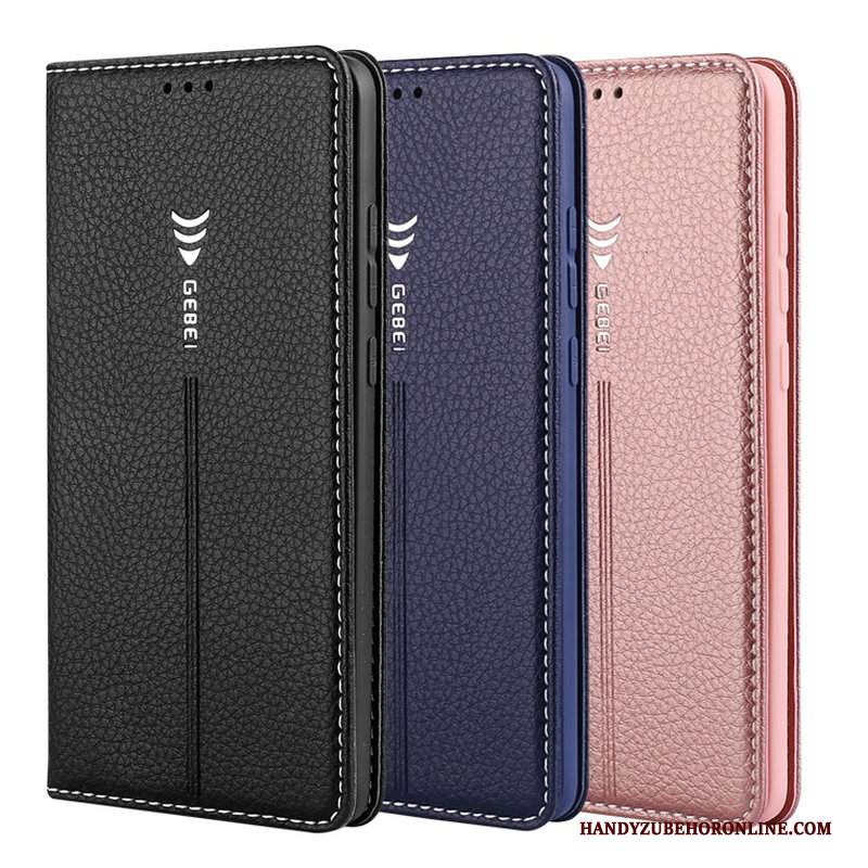 Custodia Huawei Mate 20 Pelle Authentic Nero, Cover Huawei Mate 20 Folio Tutto Inclusotelefono