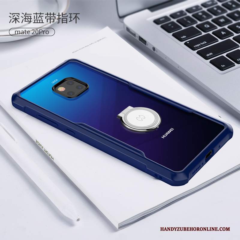 Custodia Huawei Mate 20 Pro Creativo Telefono Sottile, Cover Huawei Mate 20 Pro Protezione Macchiati Blu