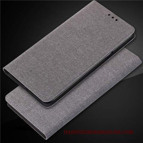 Custodia Huawei Mate 20 Protezione Tendenza Grigio, Cover Huawei Mate 20 Pelle Telefono Anti-caduta