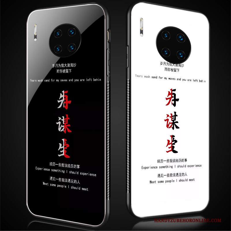 Custodia Huawei Mate 30 Pro Creativo Vetro Semplici, Cover Huawei Mate 30 Pro Di Personalità Anti-caduta