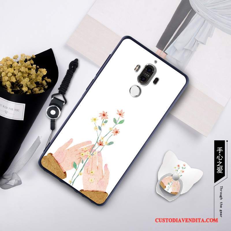 Custodia Huawei Mate 9 Colore Ornamenti Appesi Tempra, Cover Huawei Mate 9 Silicone Pellicola Protettiva Morbido