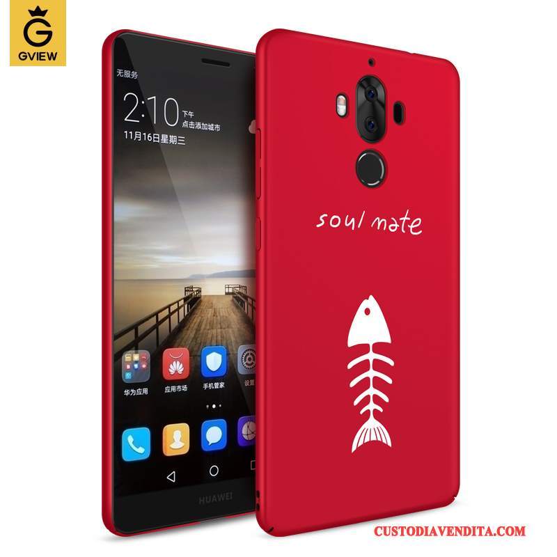 Custodia Huawei Mate 9 Creativo Tendenzatelefono, Cover Huawei Mate 9 Di Personalità Rosso