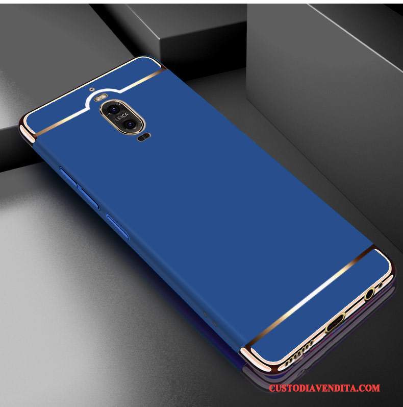 Custodia Huawei Mate 9 Pro Creativo Blu Metallo, Cover Huawei Mate 9 Pro Di Personalità Telaio