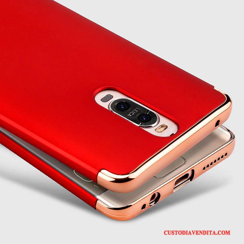 Custodia Huawei Mate 9 Pro Difficile Rosso, Cover Huawei Mate 9 Pro Metallotelefono