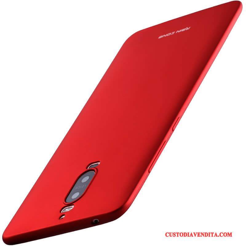 Custodia Huawei Mate 9 Pro Silicone Morbidotelefono, Cover Huawei Mate 9 Pro Protezione Rosso