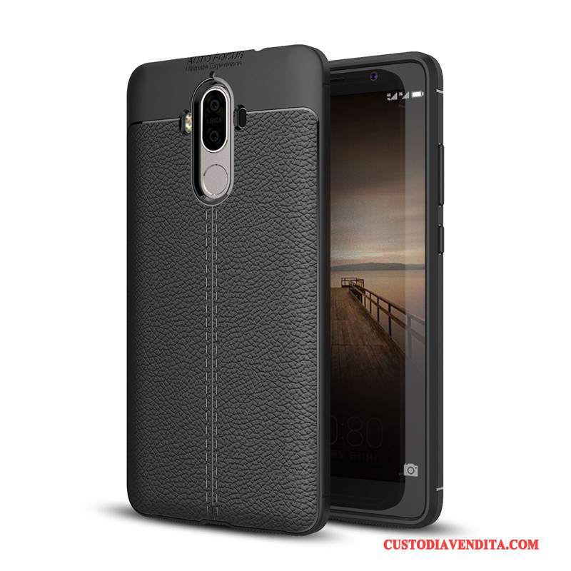 Custodia Huawei Mate 9 Silicone Tendenza Anti-caduta, Cover Huawei Mate 9 Nerotelefono