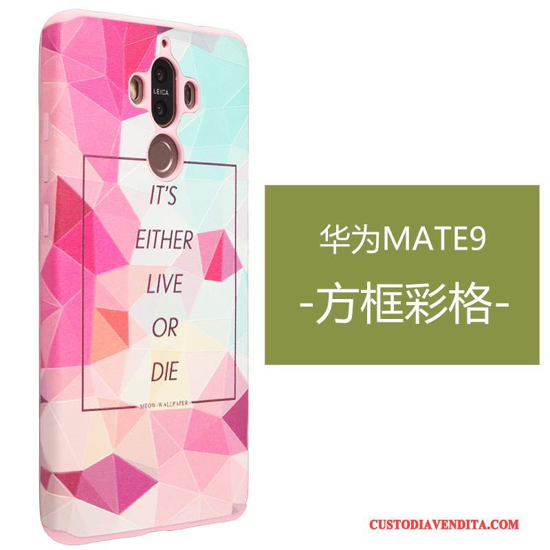 Custodia Huawei Mate 9 Silicone Tutto Incluso Anti-caduta, Cover Huawei Mate 9 Colore Morbidotelefono