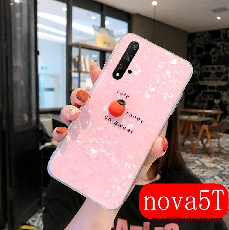 Custodia Huawei Nova 5t Creativo Di Personalità Net Red, Cover Huawei Nova 5t Silicone Morbidotelefono