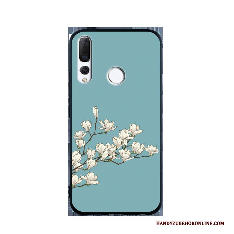 Custodia Huawei P Smart+ 2019 Ornamenti Appesi Verde, Cover Huawei P Smart+ 2019 Nuovo Morbido