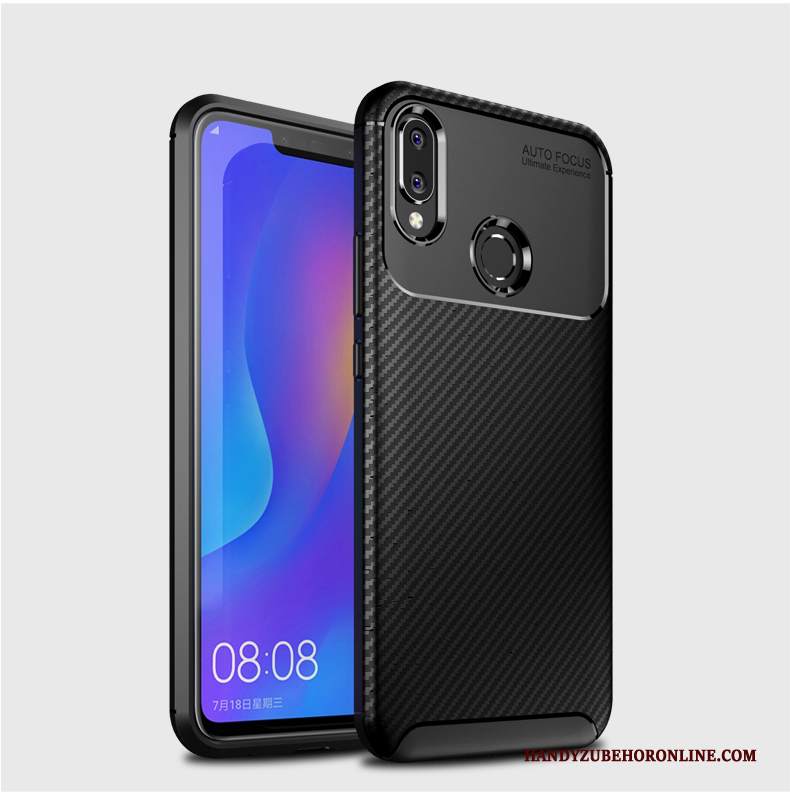 Custodia Huawei P Smart 2019 Silicone Marchio Di Tendenza Modello, Cover Huawei P Smart 2019 Protezione Telefono Morbido