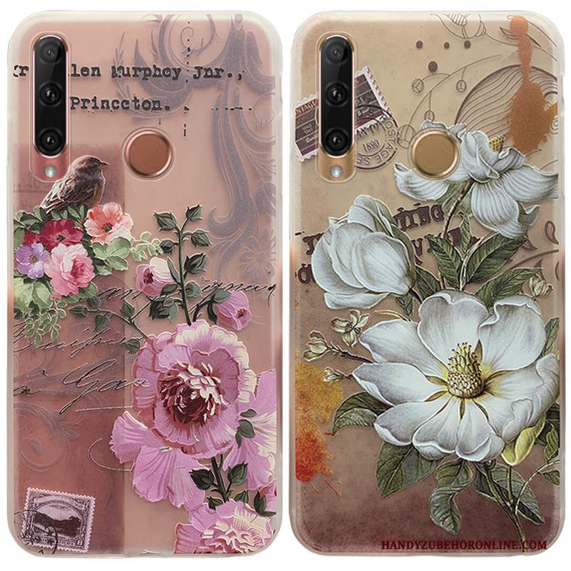 Custodia Huawei P Smart+ 2019 Silicone Marchio Di Tendenza Sottile, Cover Huawei P Smart+ 2019 Vintage Nuovo Tutto Incluso